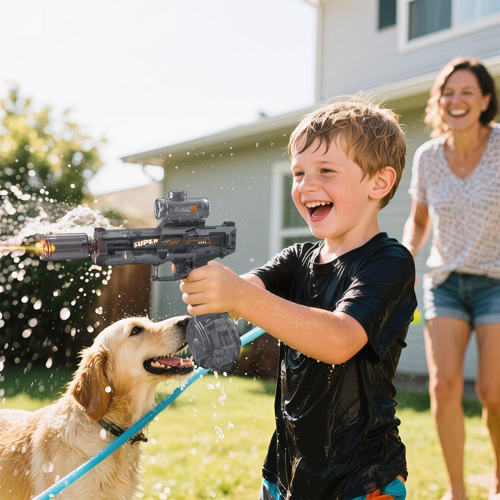Water blaster squirt gun lightweight ergonomic design