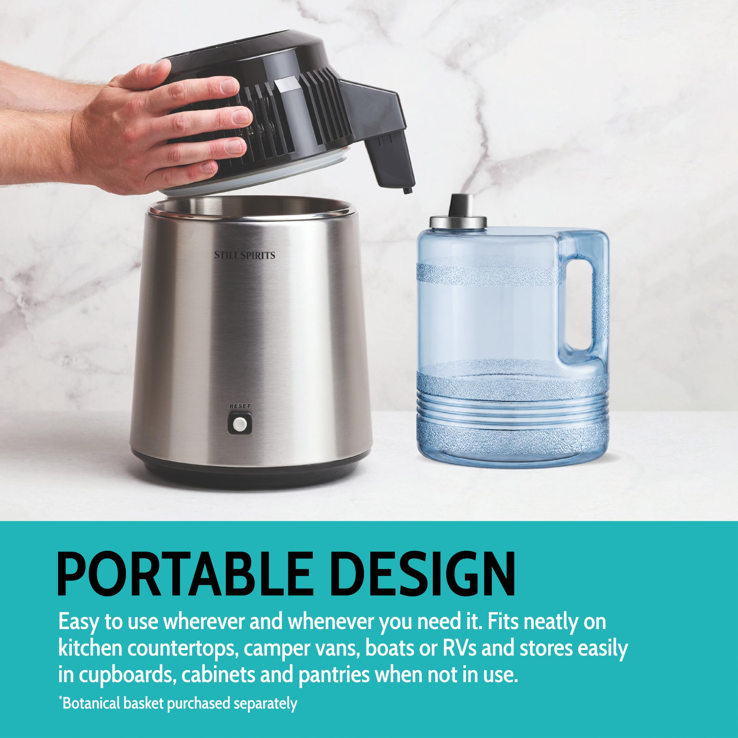 Distilled water and hydrosols suitable with Air Still
