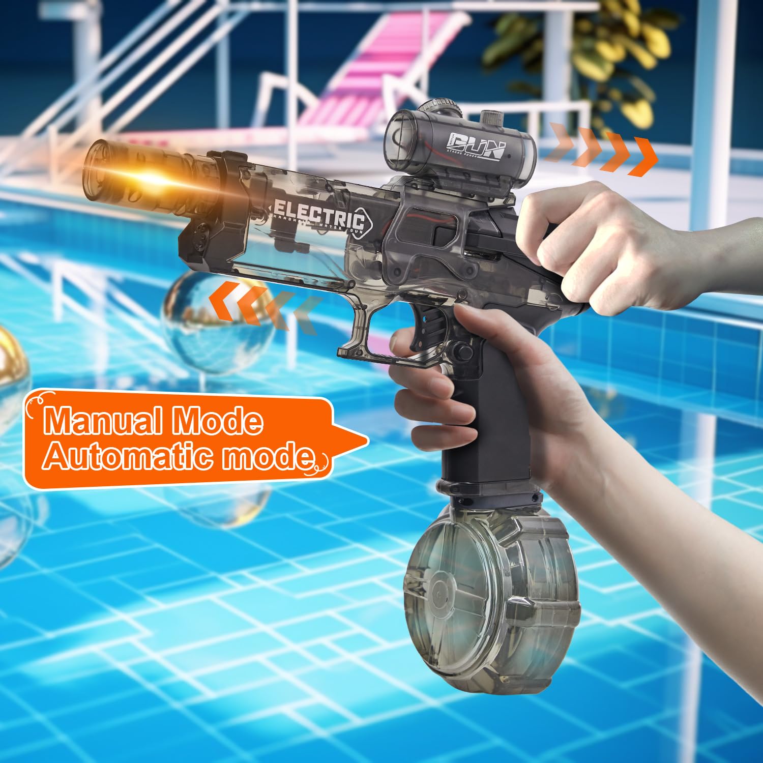 500ML tank capacity water gun