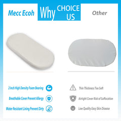 Machine washable covers for bassinet mattress