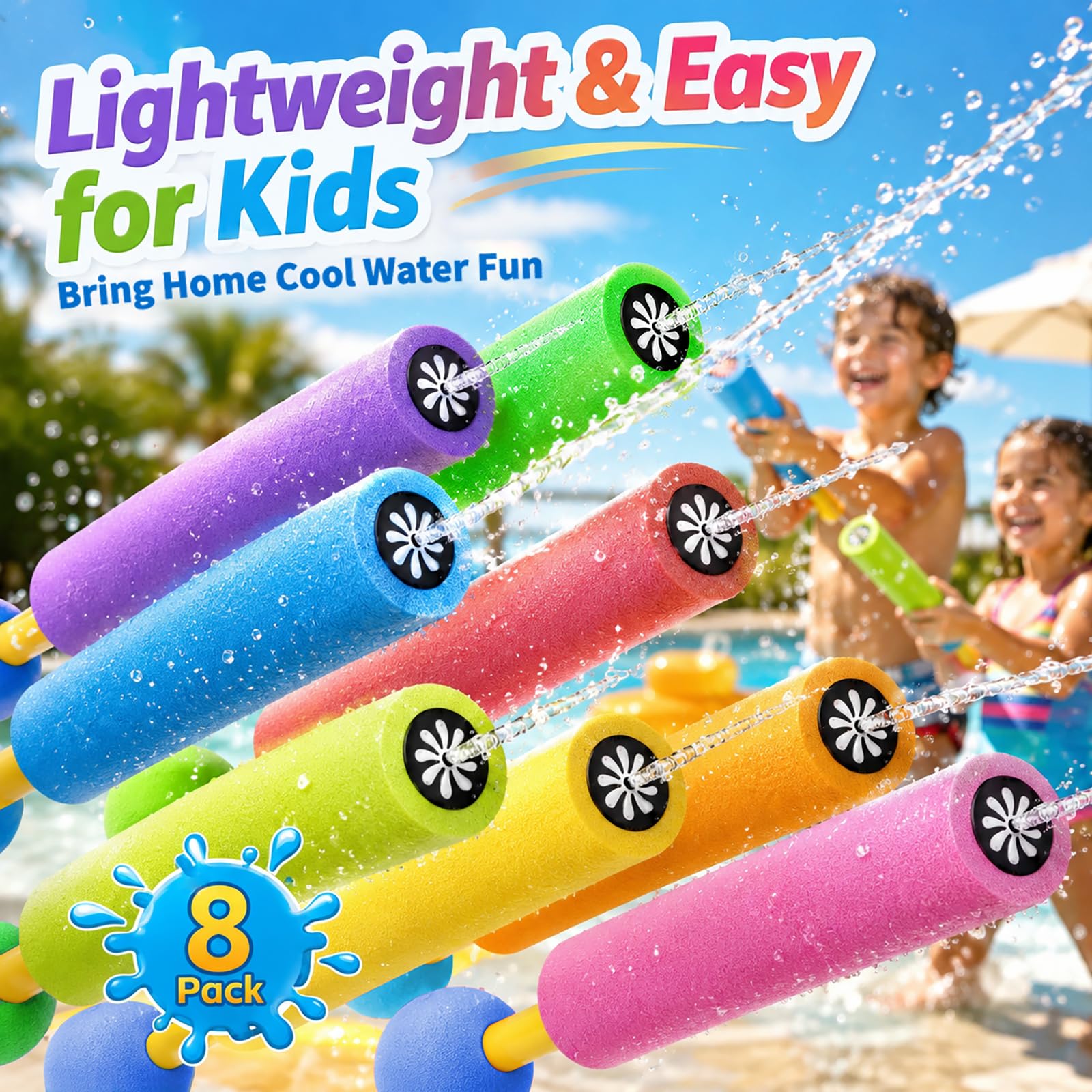 Water squirter toys for kids foam floatable