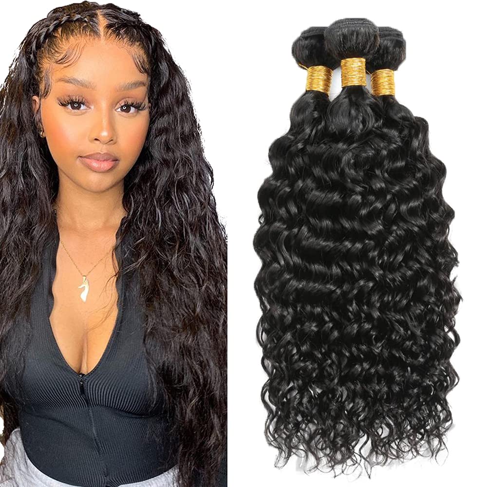 Water Wave Bundles 1B natural black 22 inch bundle