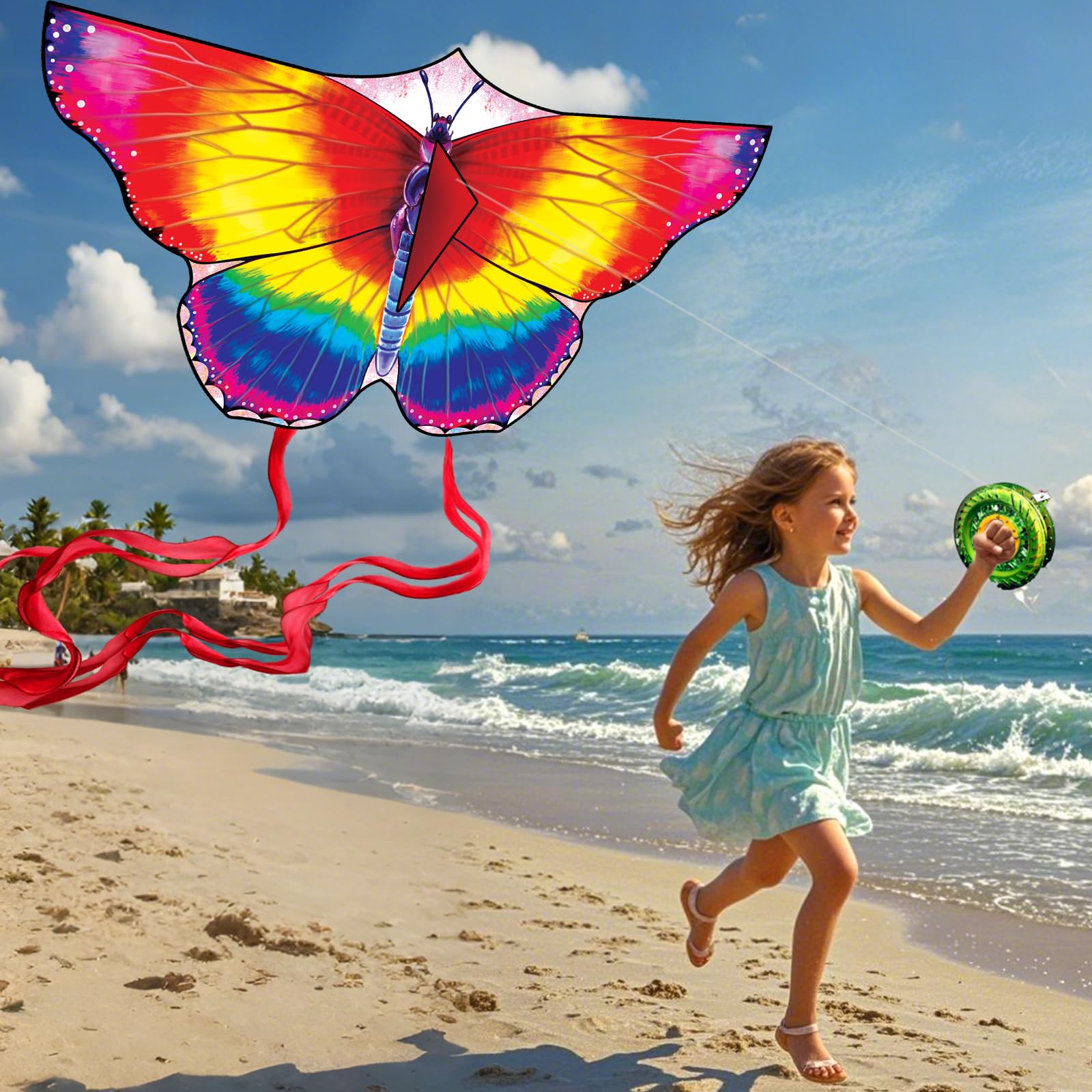 Fiberglass pole detail for FejoHify butterfly kite