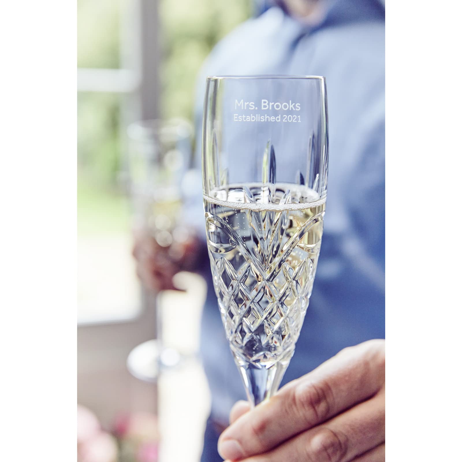 Waterford Forever toasting flutes pair for Weddings and Anniversaries
