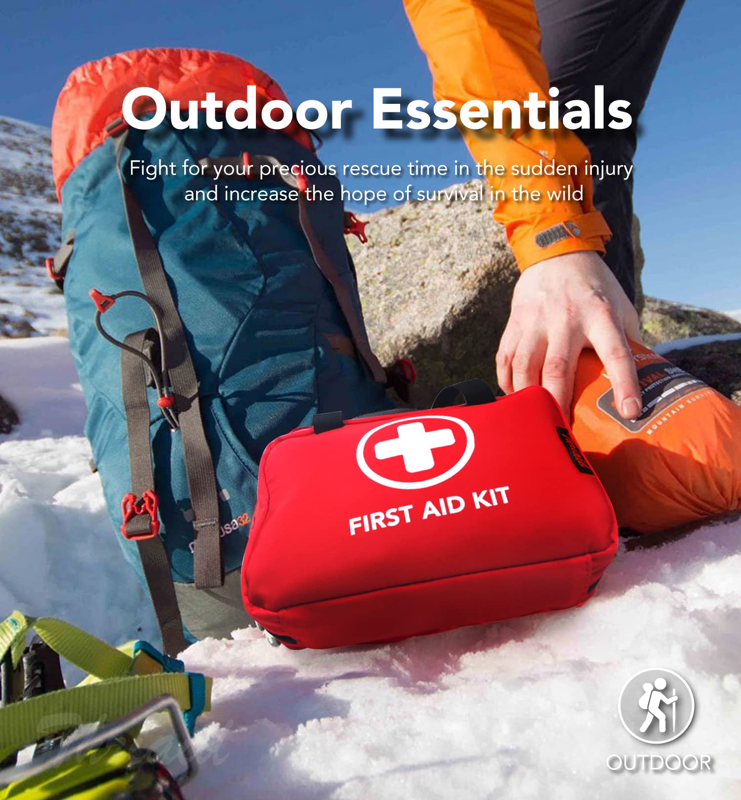 9.4 by 5 by 6.3 inch first aid kit dimensions