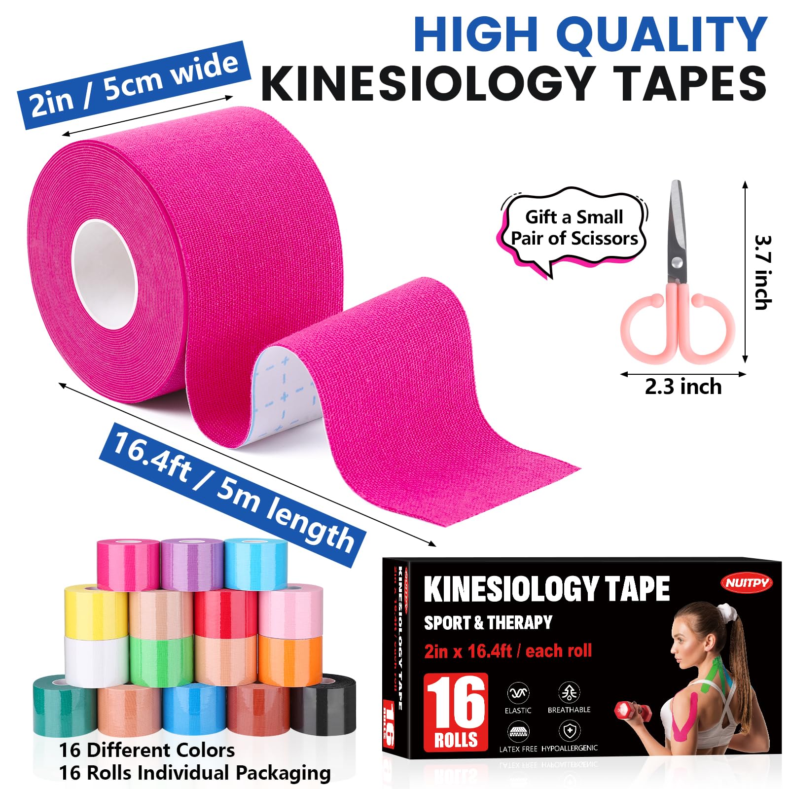 Waterproof Breathable Kinesiology Tape product image 2