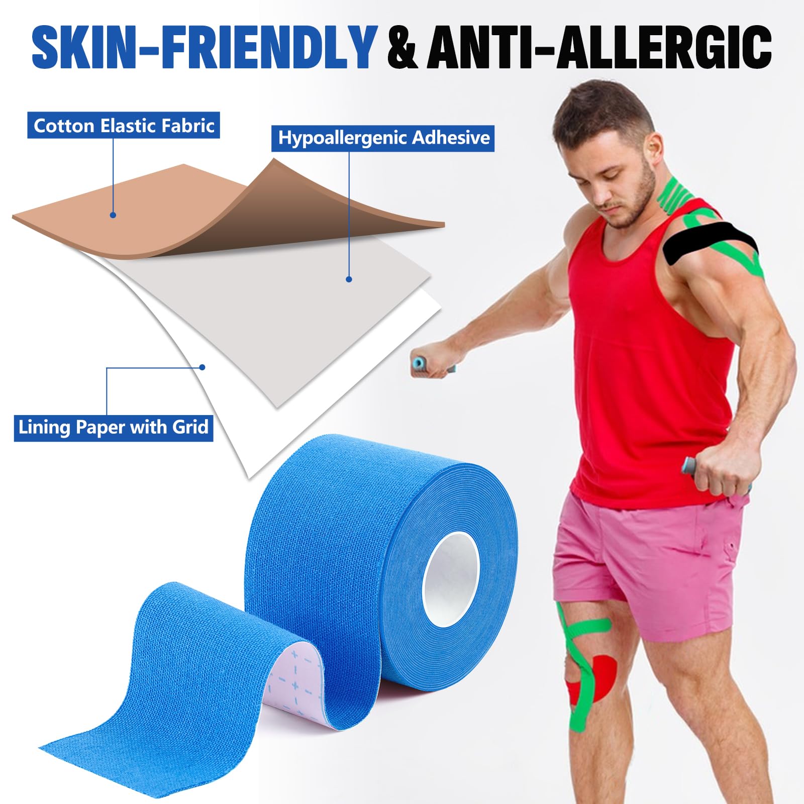 Waterproof Breathable Kinesiology Tape product image 3