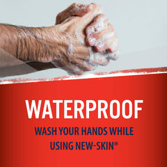 Waterproof liquid bandage spray on skin