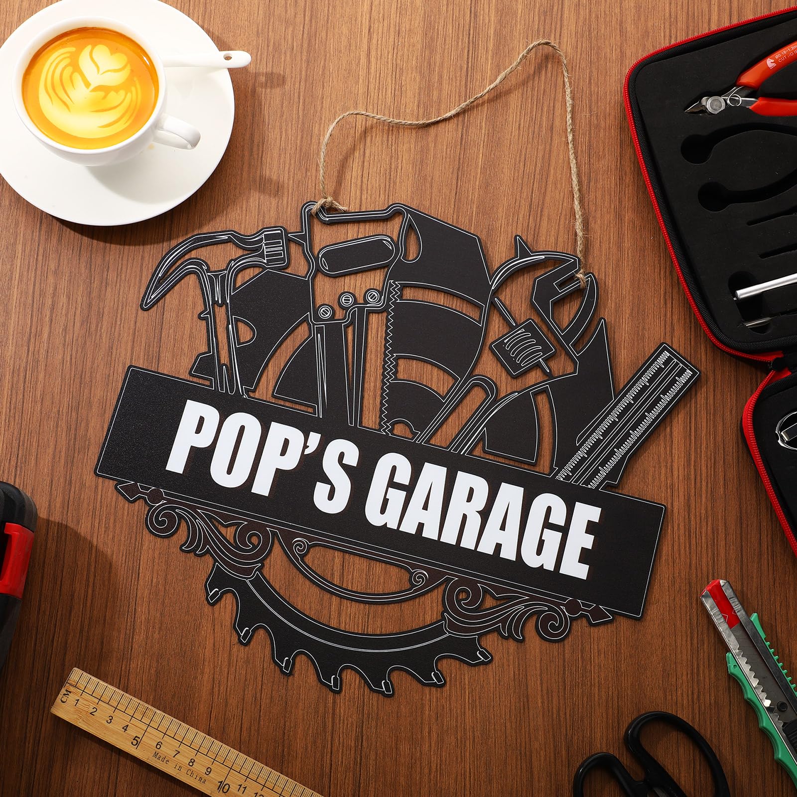 Waterproof multicolor metal sign for indoor outdoor use