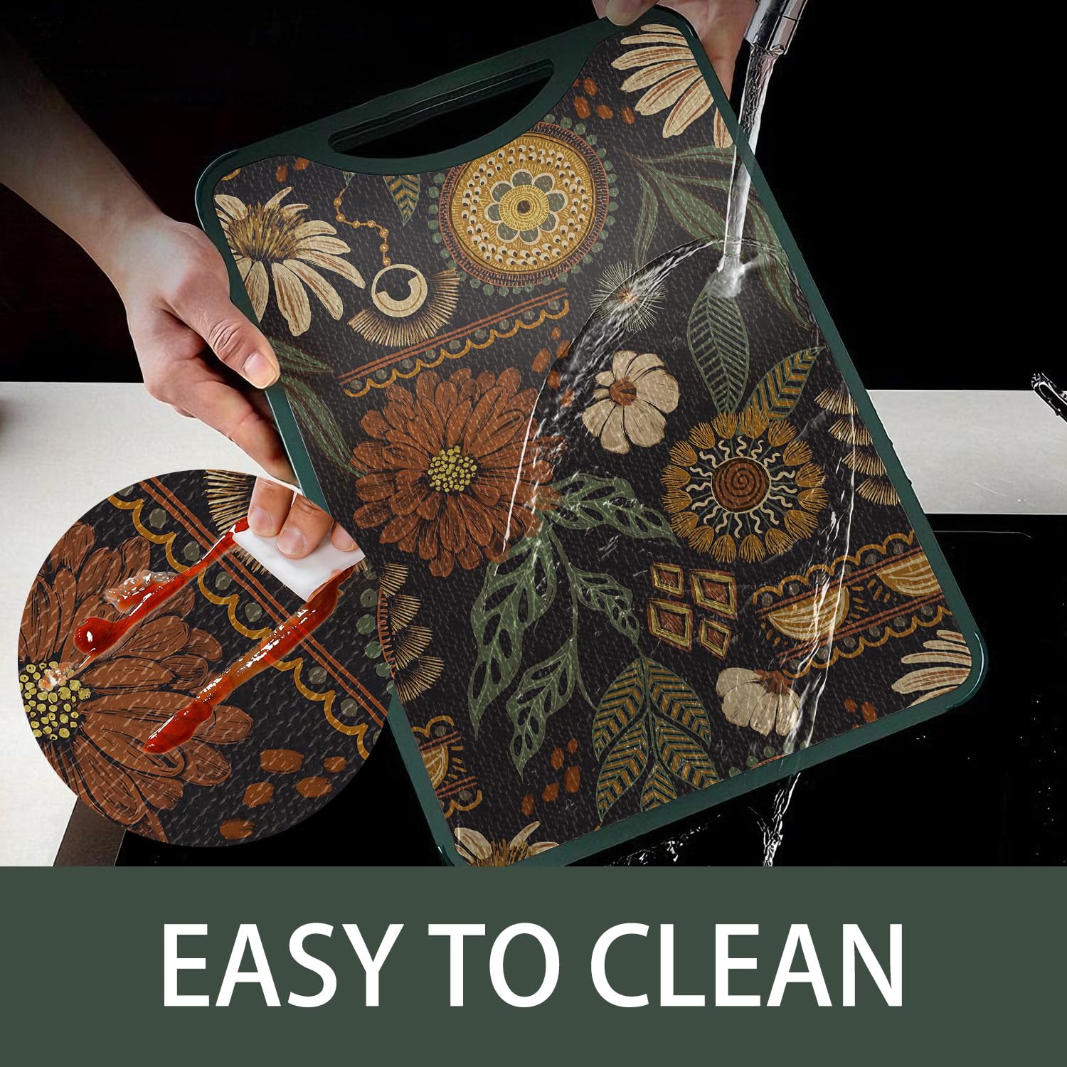 Non-adhesive liner leaves no glue residue during installation