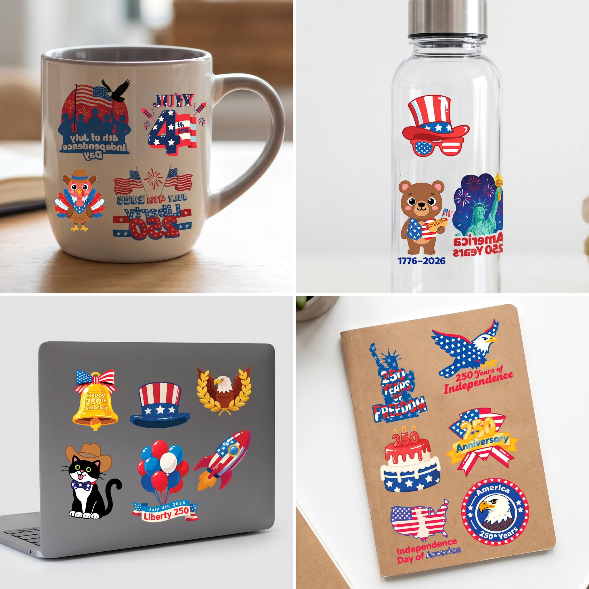 Bulk patriotic party favors 120 pieces