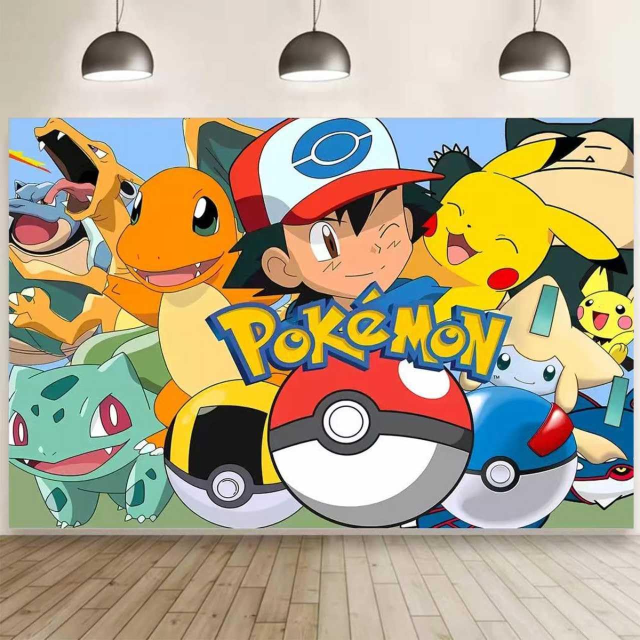 Backdrop for quick setup hangs on walls doors or tables