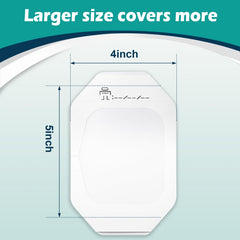 Waterproof transparent film dressing ideal for daily use