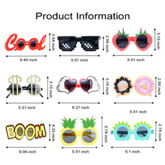 Luau themed glasses variety for parties by WATSELOK