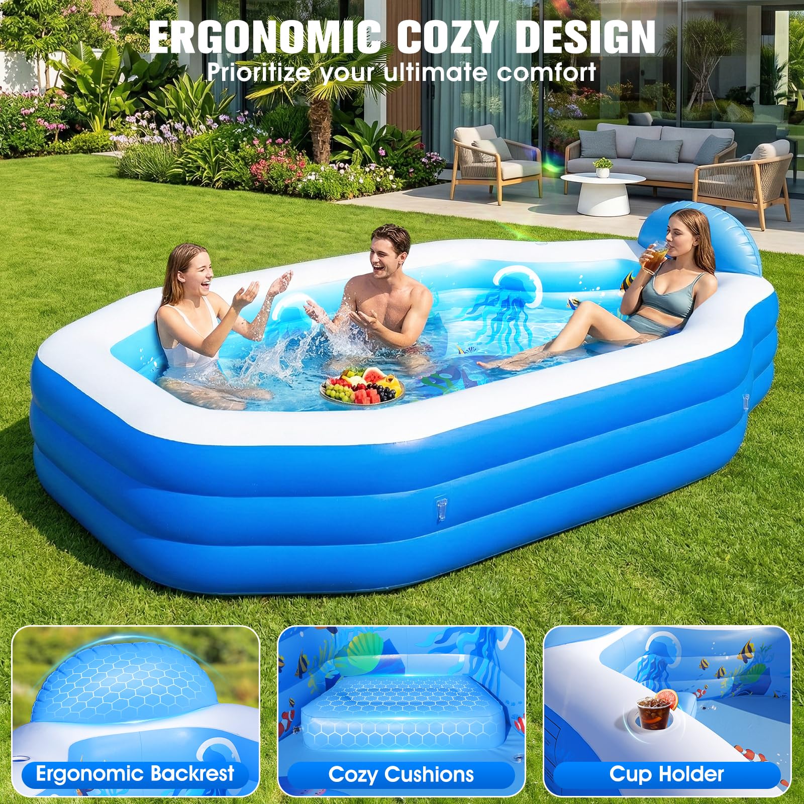 Twin Valves airlock on WaveHaven inflatable pool