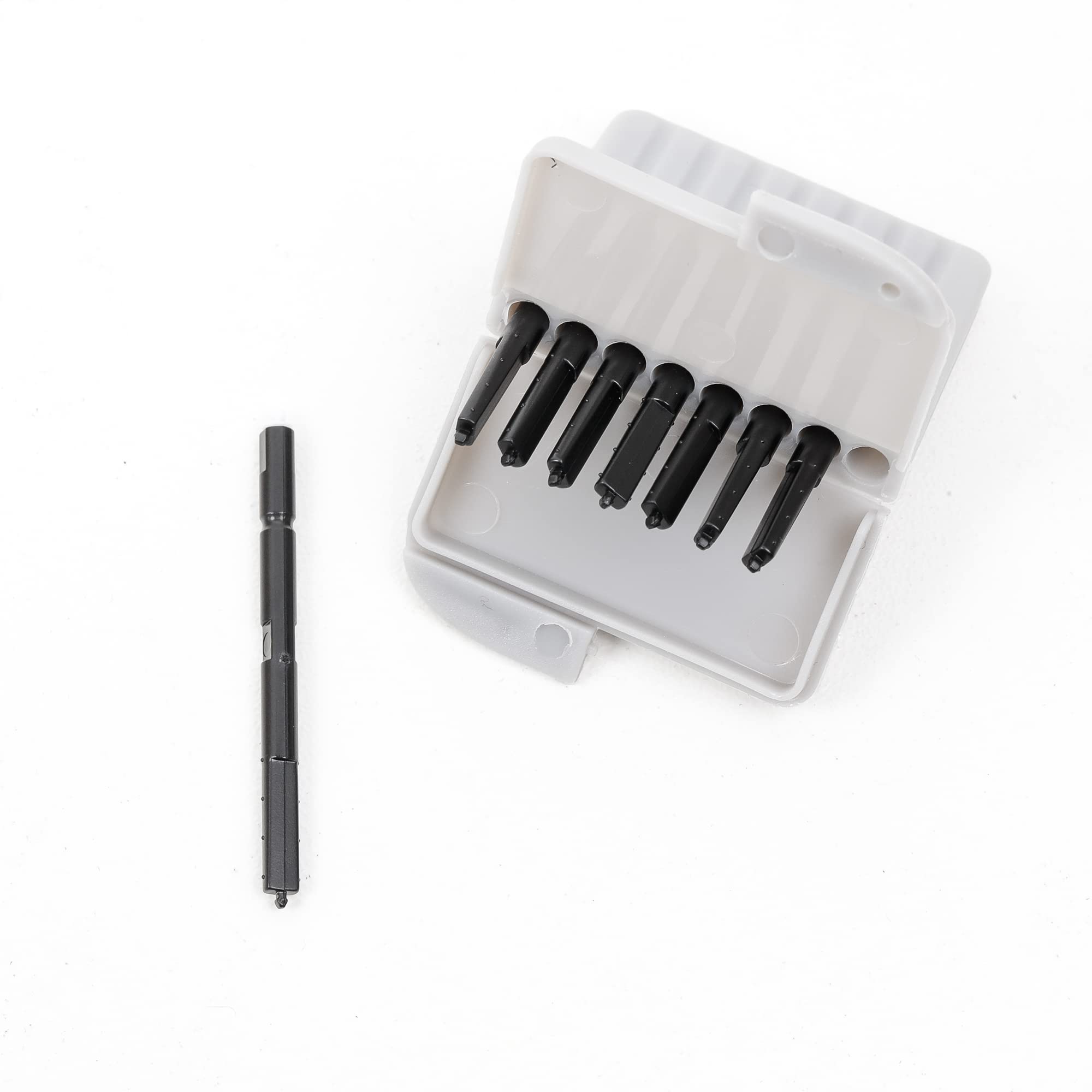 Grey wax guards for hearing aids with 32 filters