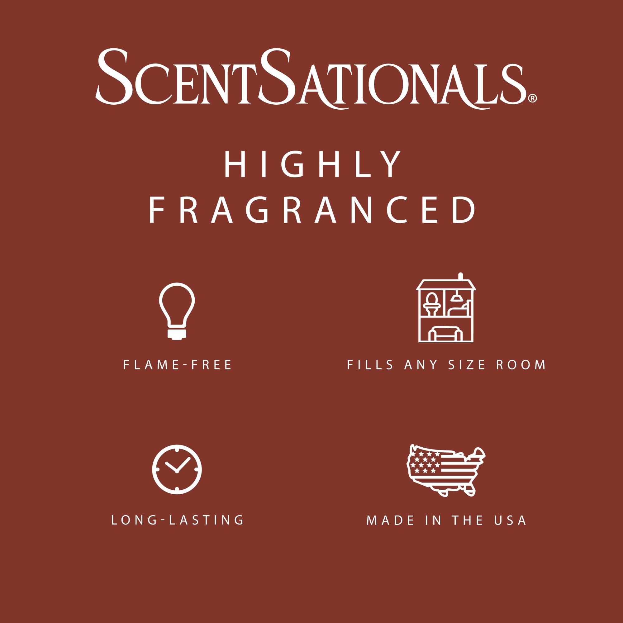 Fall fragrance wax melts by Scentsationals 24 cubes