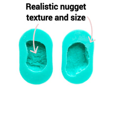 Flexible silicone mold NC021AB suitable for wax embeds and polymer clay