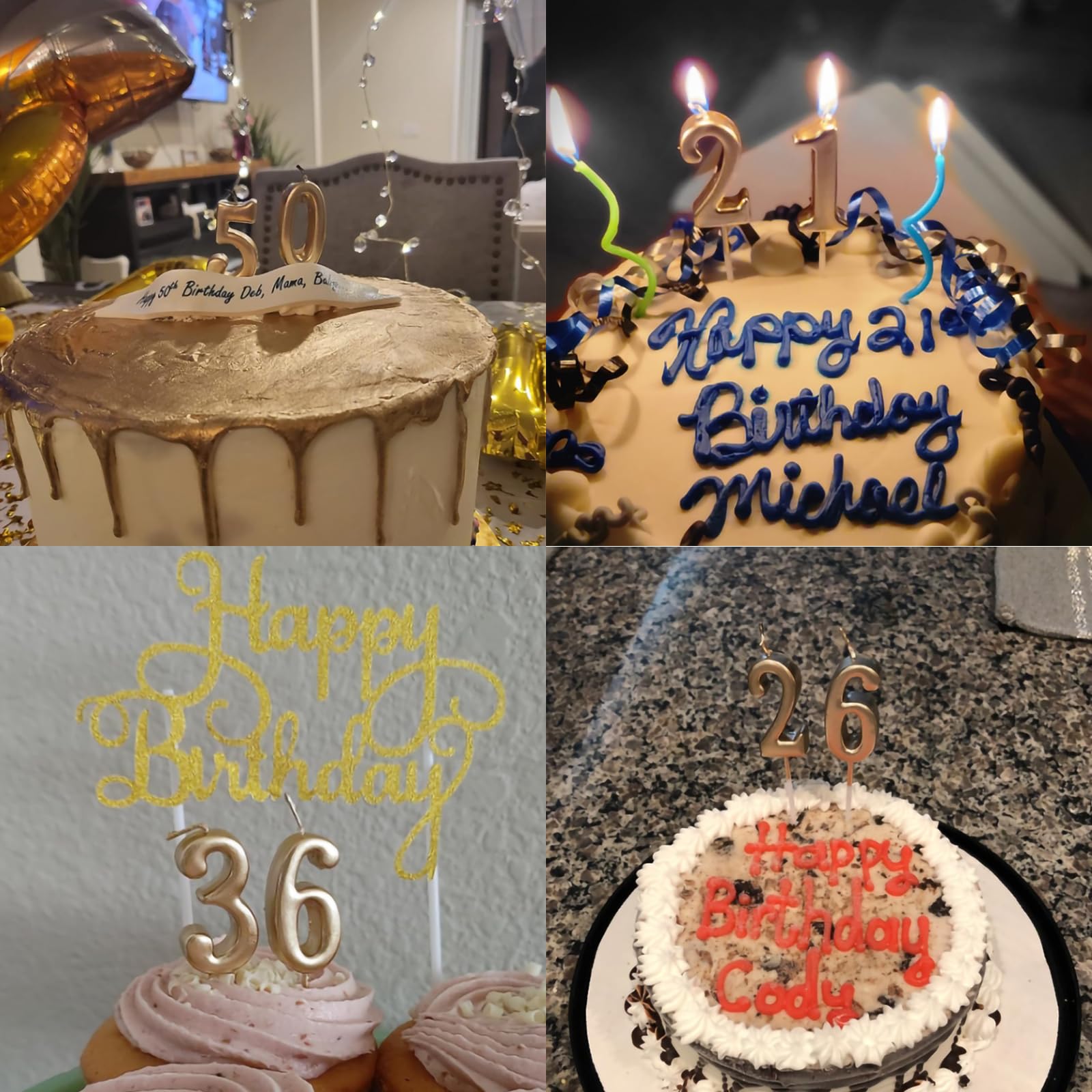 wax non-toxic eco friendly birthday candles