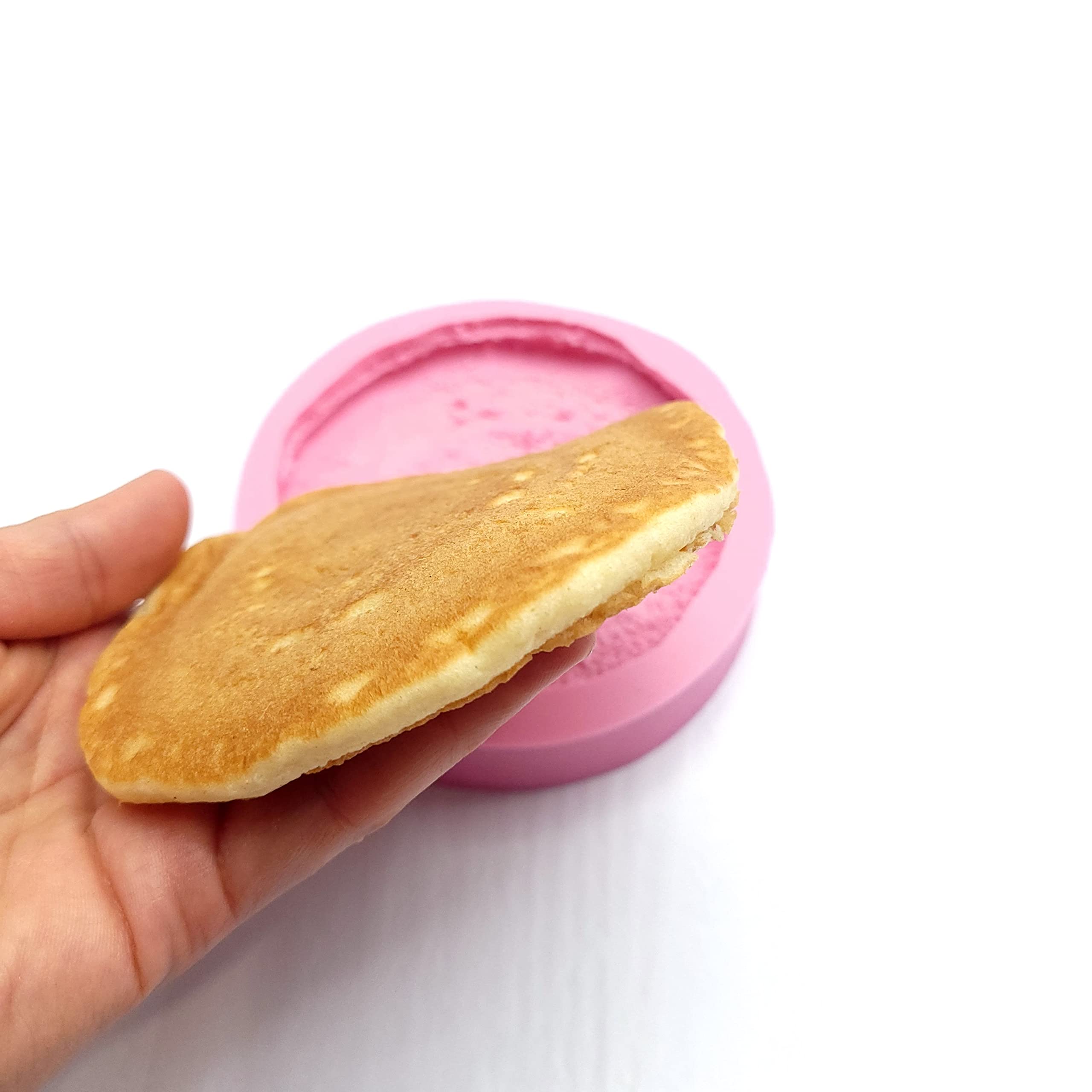 realistic pancake silicone mold for crafts nc044-5