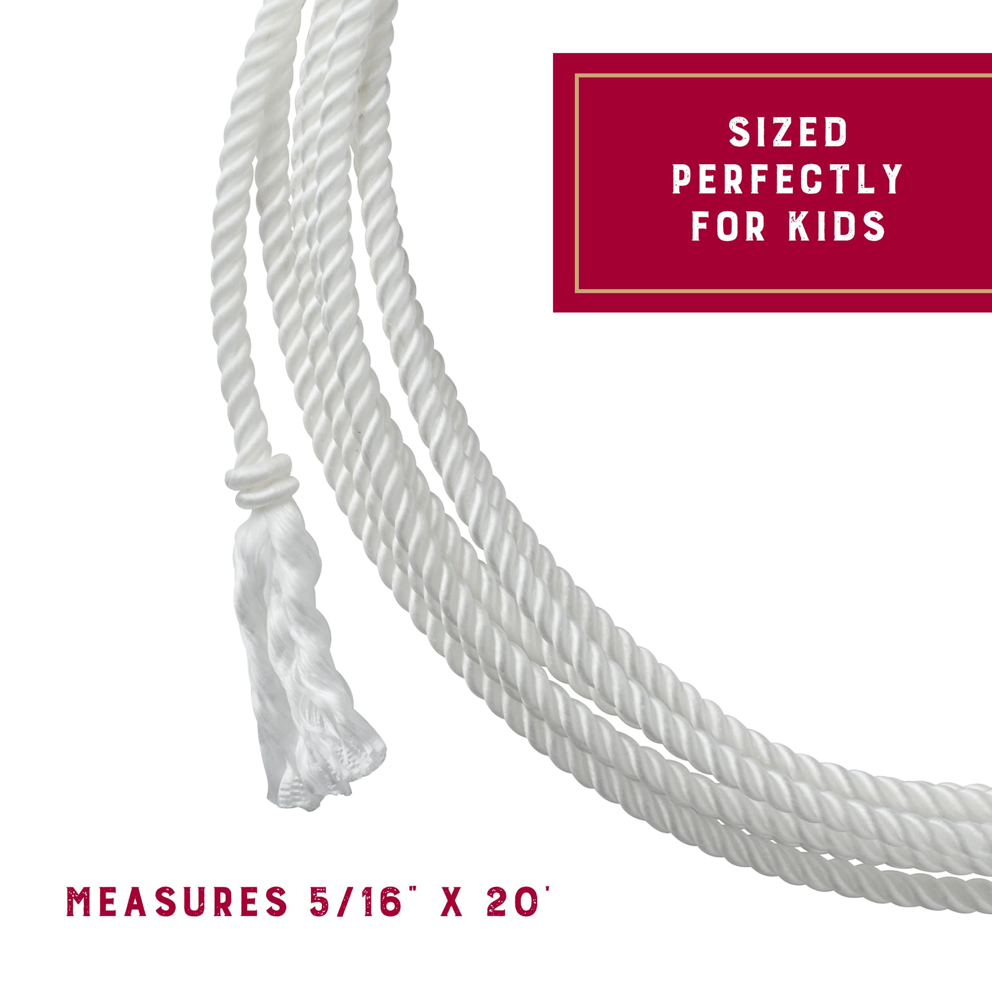Nylon lasso rope for kids with waxed finish from Weaver Equine