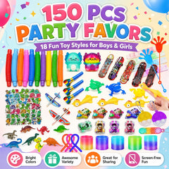 Birthday Party Favors set by Waybla with 150 pieces