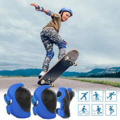 WayEee kids knee pads blue pair