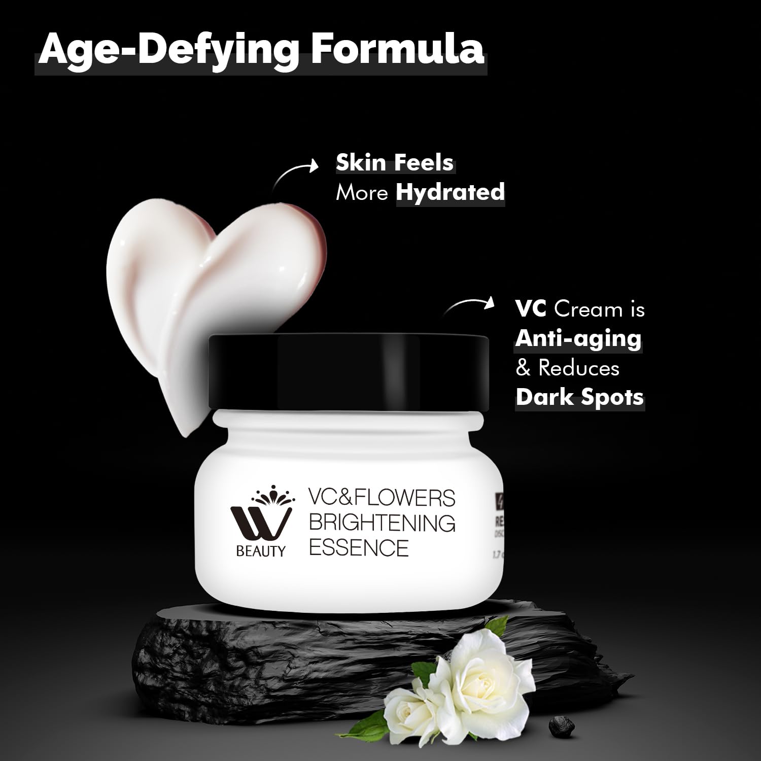 Dark spots reduction with WBM night cream