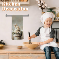 WDSFHYJK Easter Bunny Kitchen Towels decorative towel set