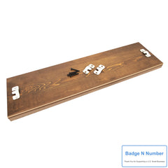 Front door house number plaque with high visibility digits
