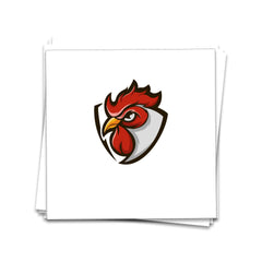 Small business event napkins with custom design