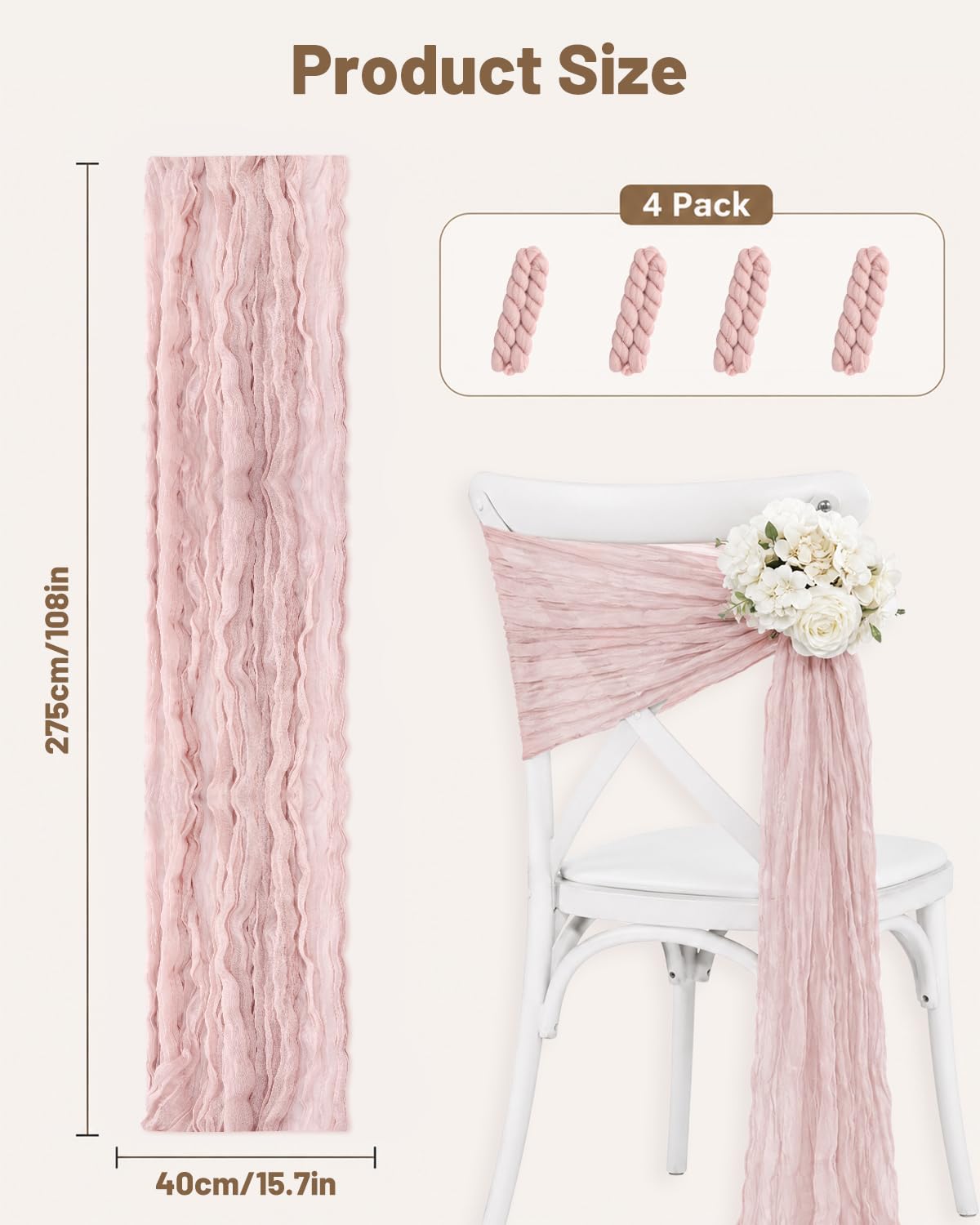 Wedding and bridal shower decor pink runner