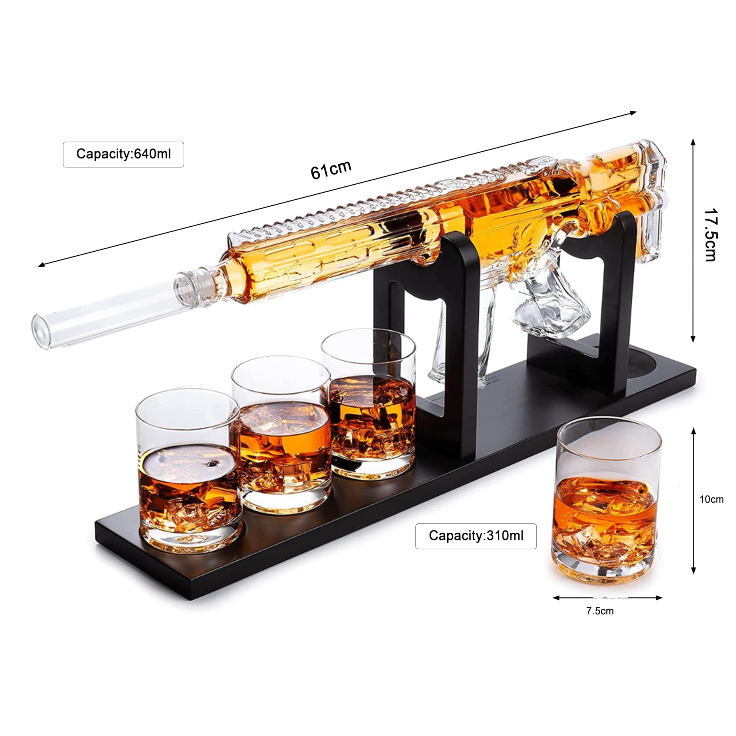 Wedding gift decanter set for home bars