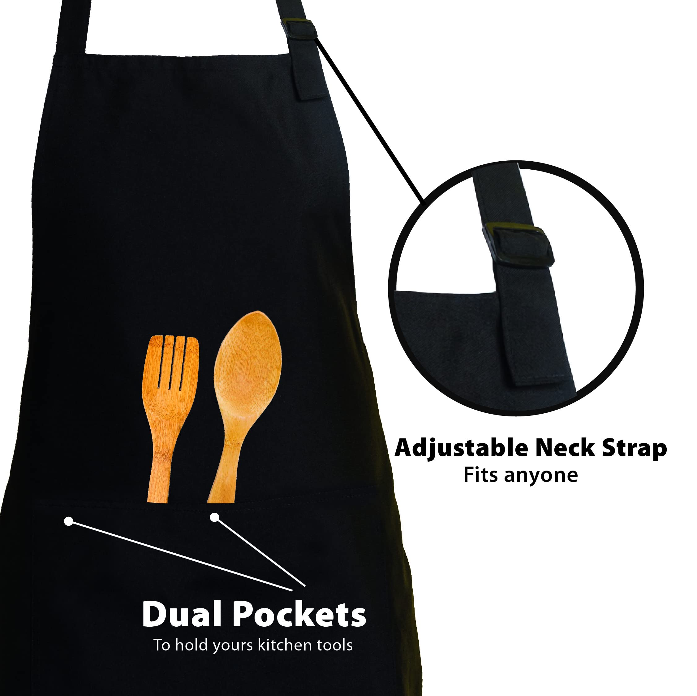 Front pockets detail on 7th Hill apron