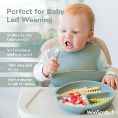 Shorter length spoons for small mouths WeeSprout
