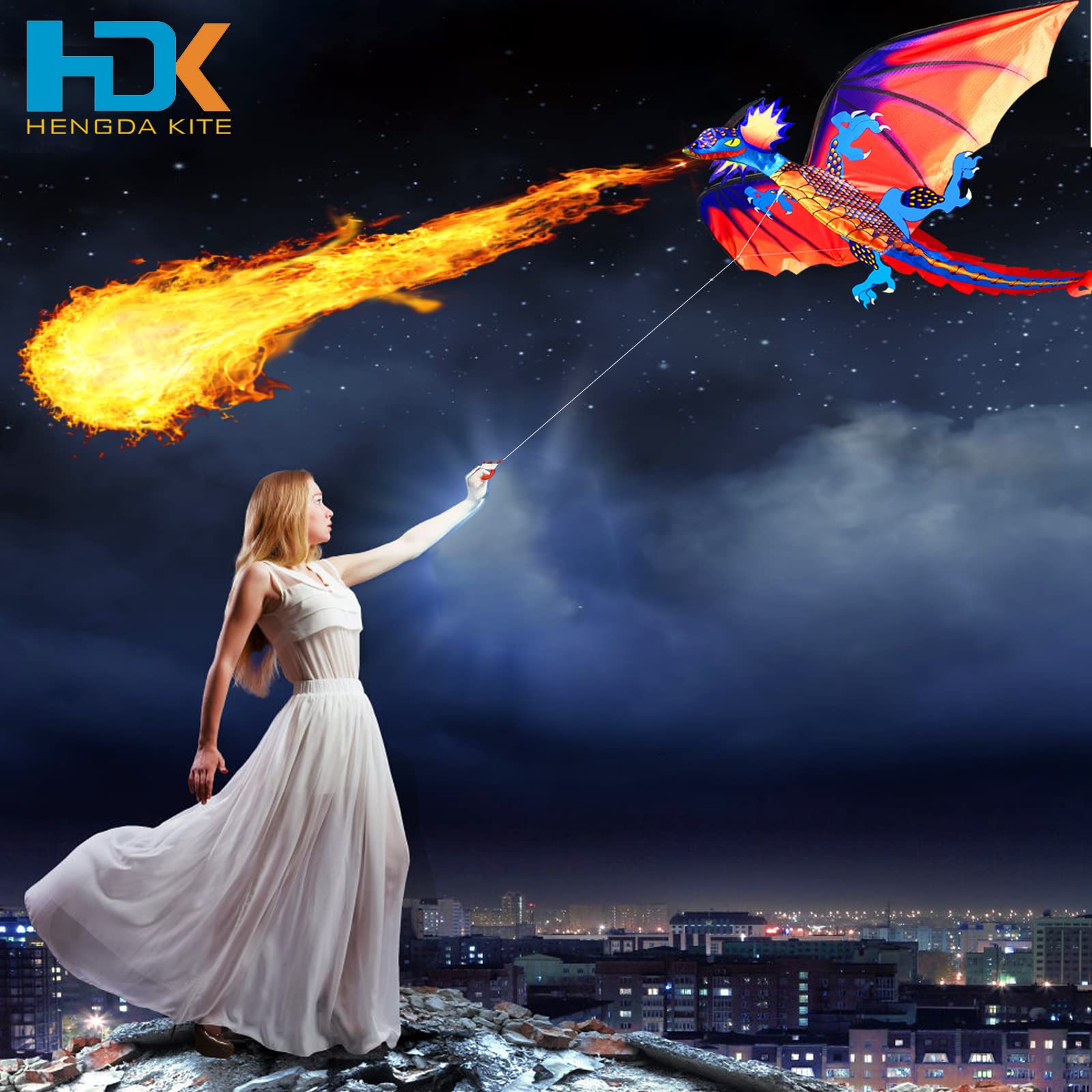 Weifang kite manufacturer HENGDA KITE dragon kite