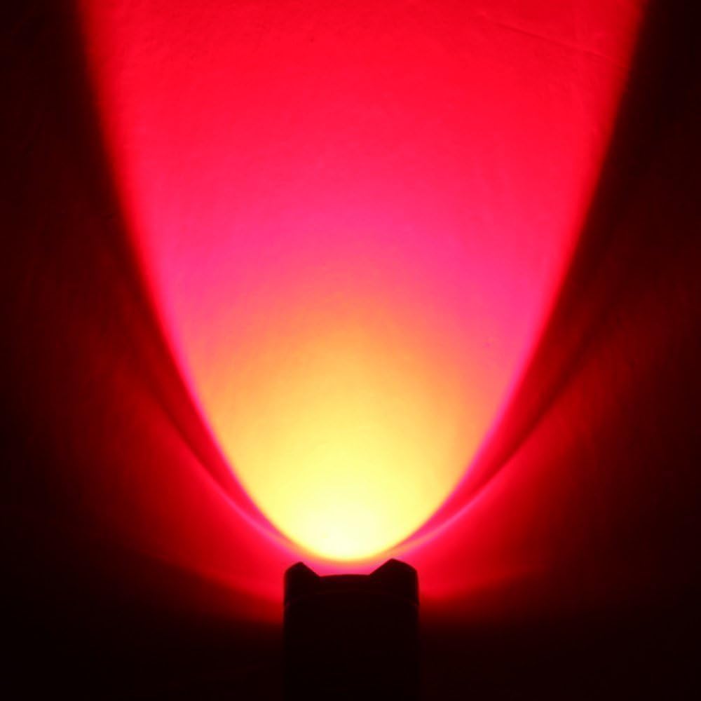 Requires 1.5V AA battery not included with red flashlight