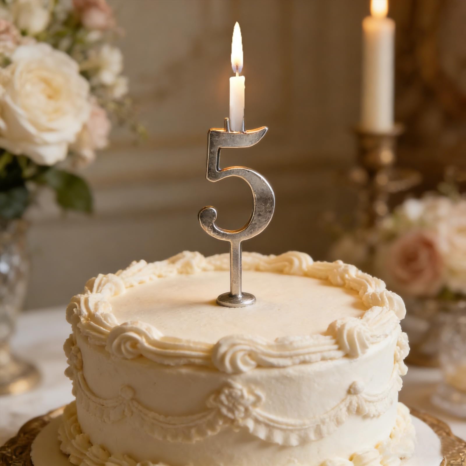 Weighted base candle holders no tip stability
