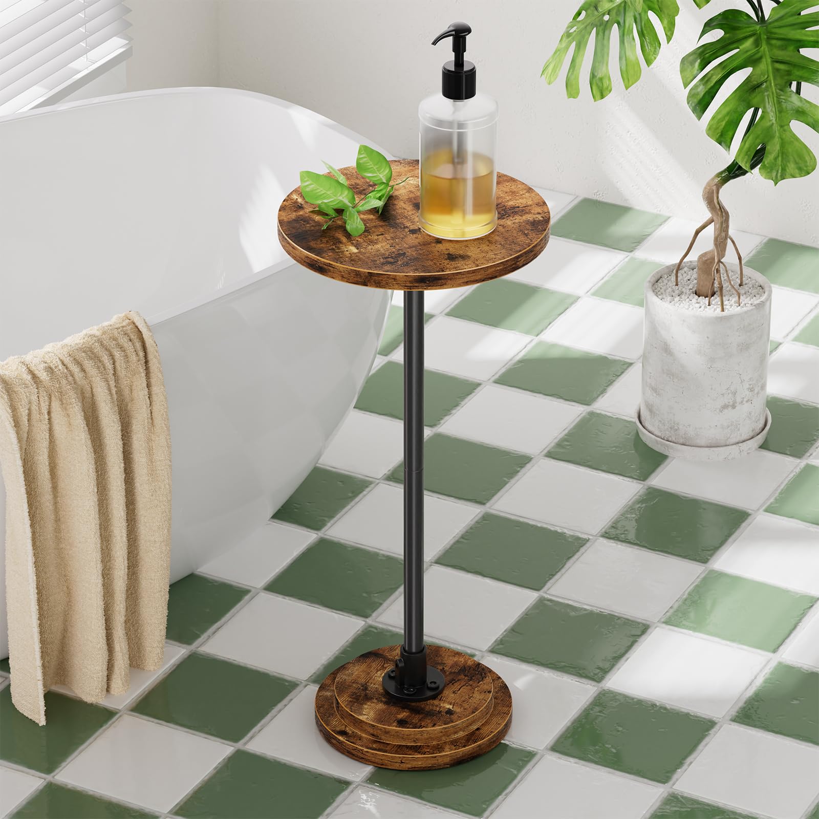 Waterproof coating and non-slip pads on base