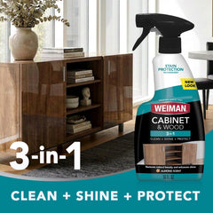 Two pack Weiman cleaner spray with reusable microfiber towel
