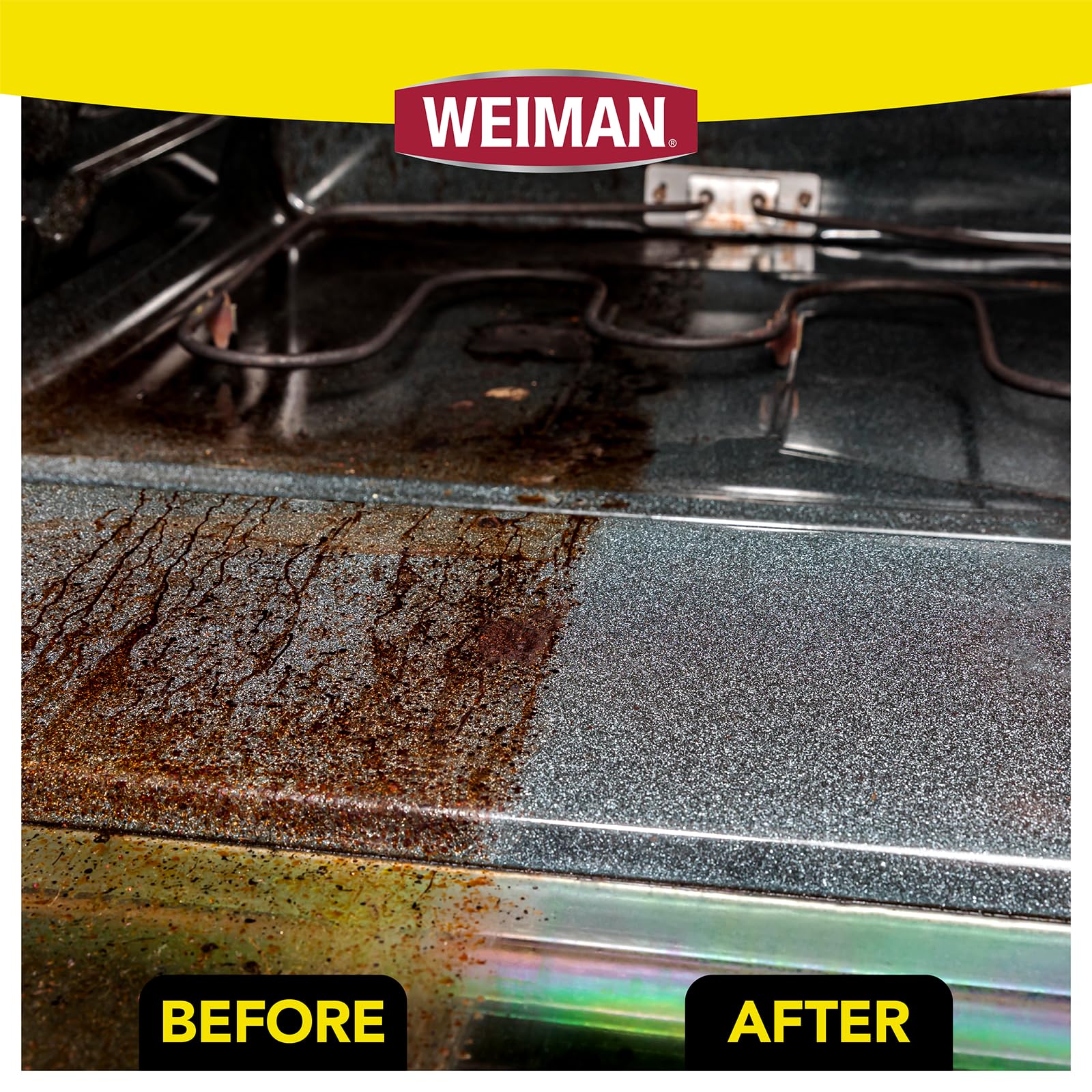 Weiman razor-edged scraper blade for burnt-on residue