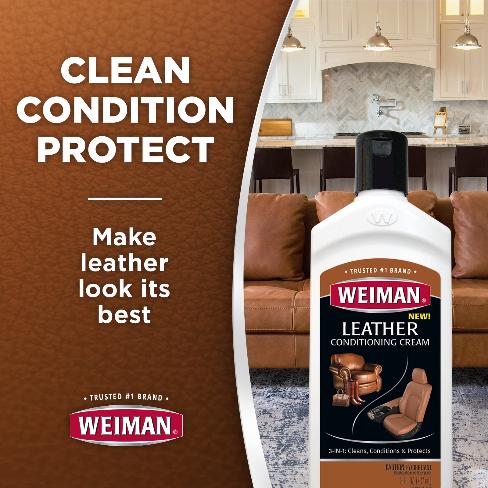 Weiman leather conditioner cream for jackets and saddles