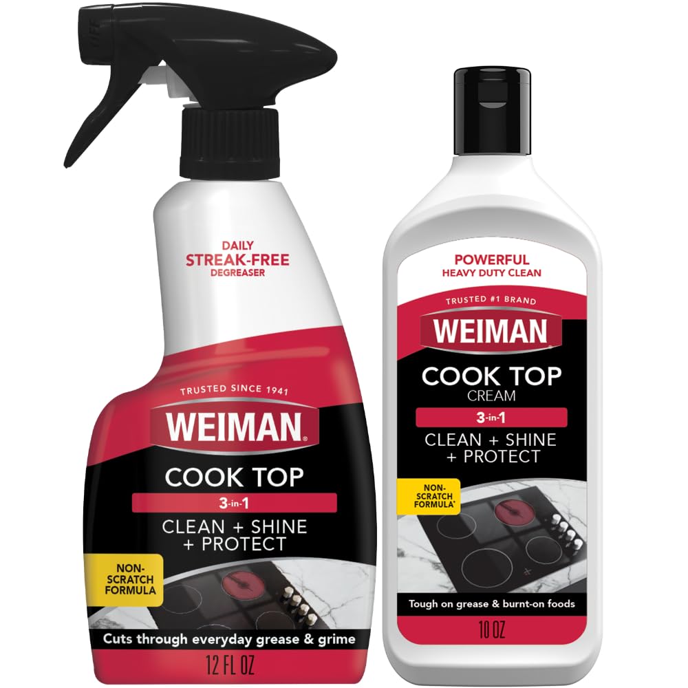 Weiman Ceramic and Glass Cooktop 12 Ounce Bundle box