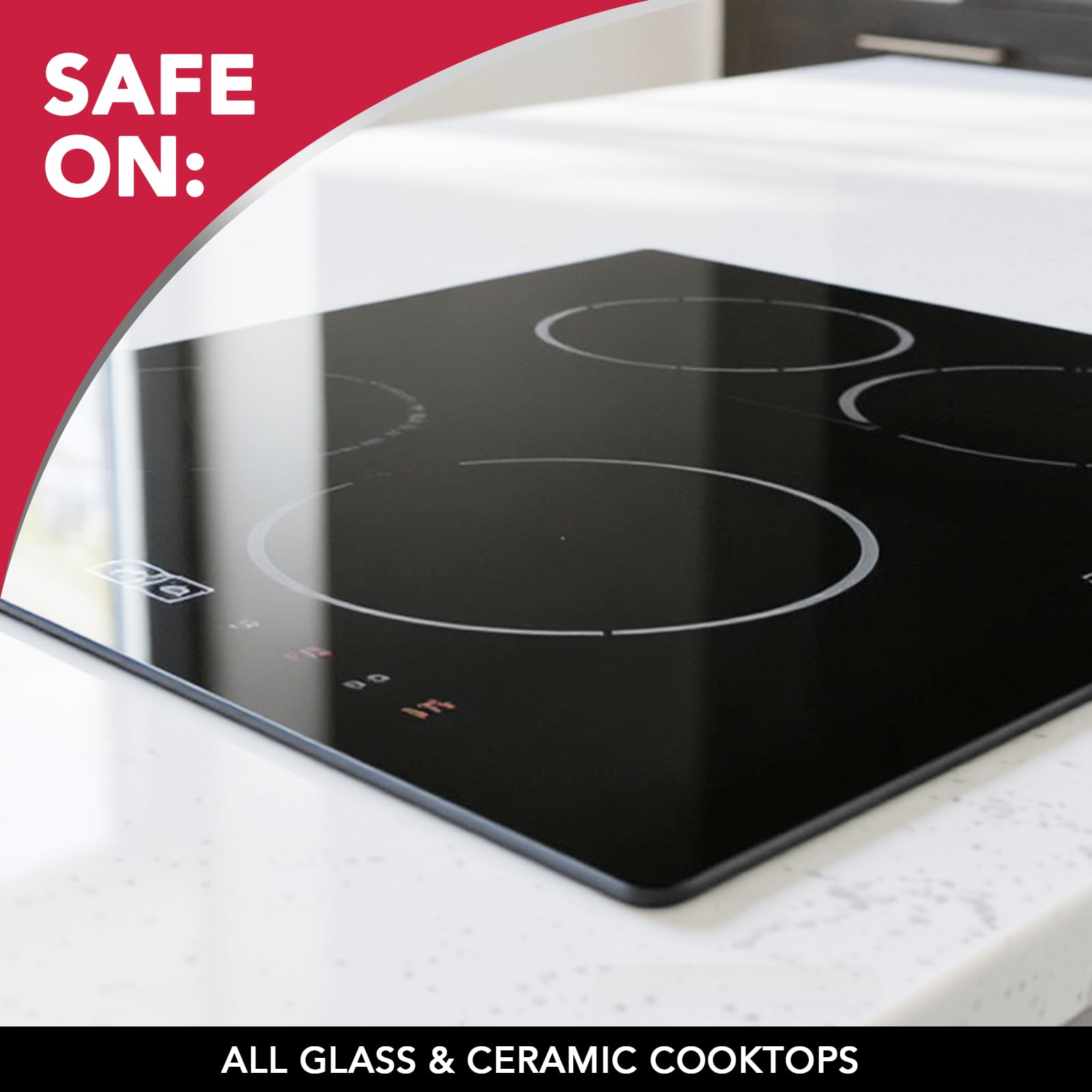 Induction cooktop cleaning compatibility with Weiman cleaner