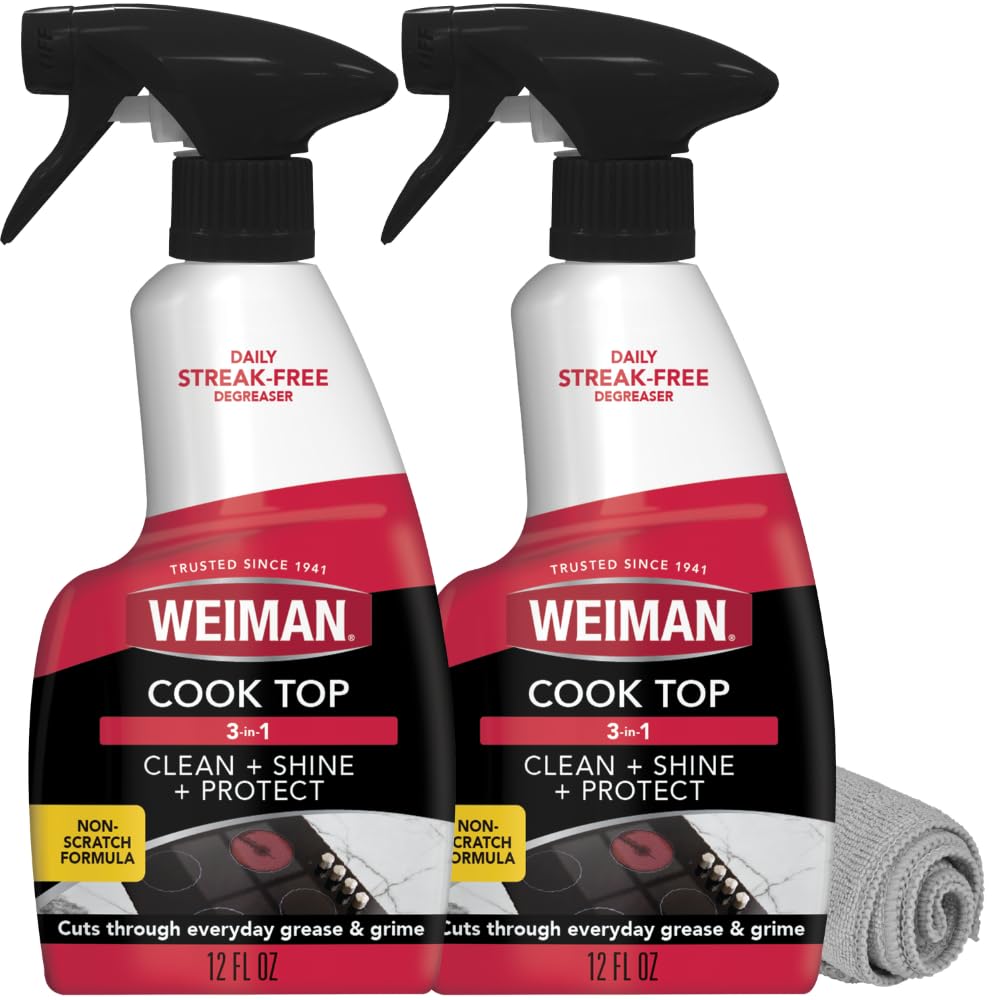 Weiman daily cooktop cleaner degreaser bottle