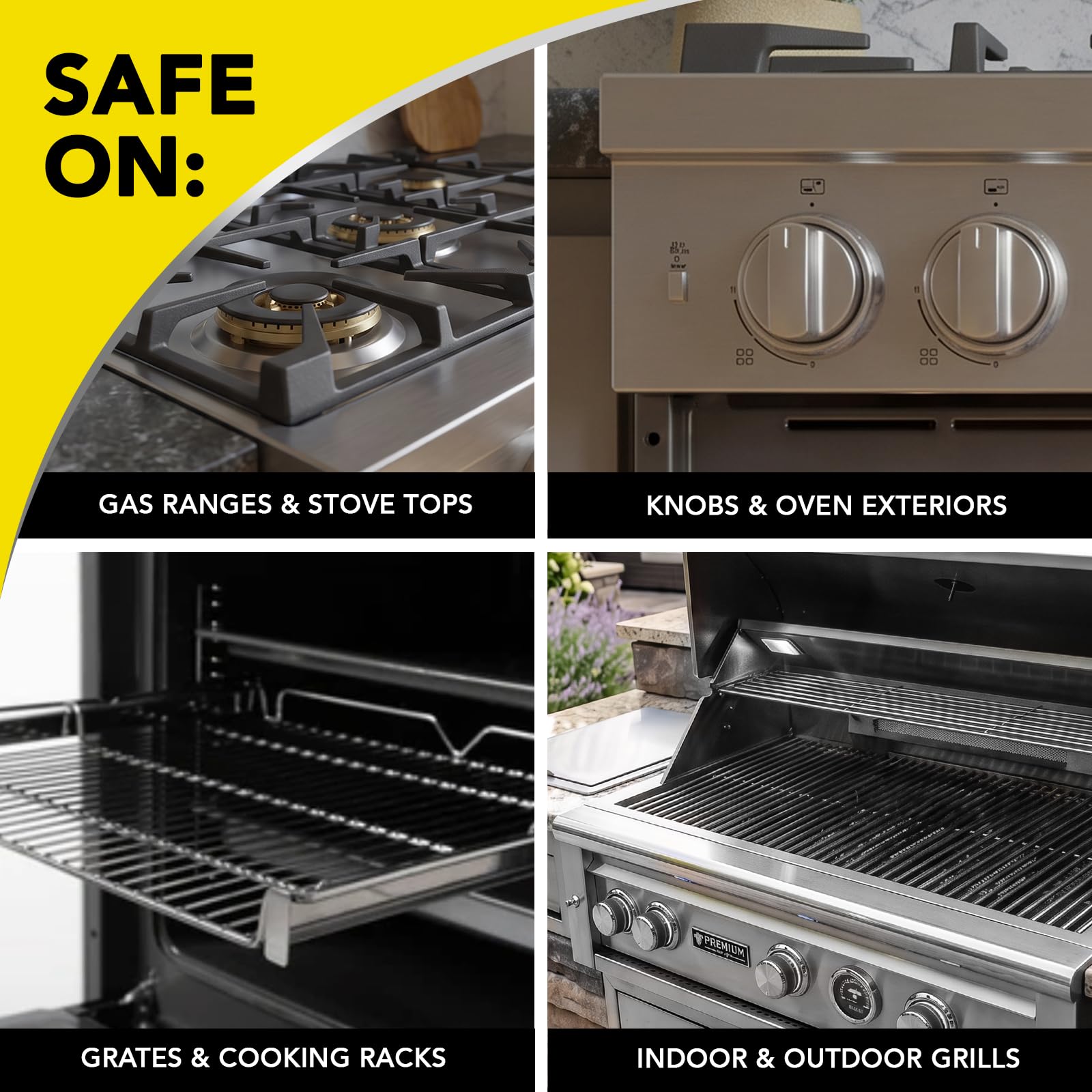 Weiman kitchen cleaning kit versatile for oven stovetop surfaces