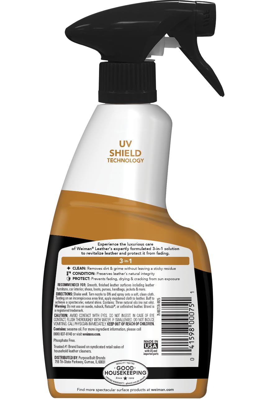 Weiman leather care 2 pack bottles