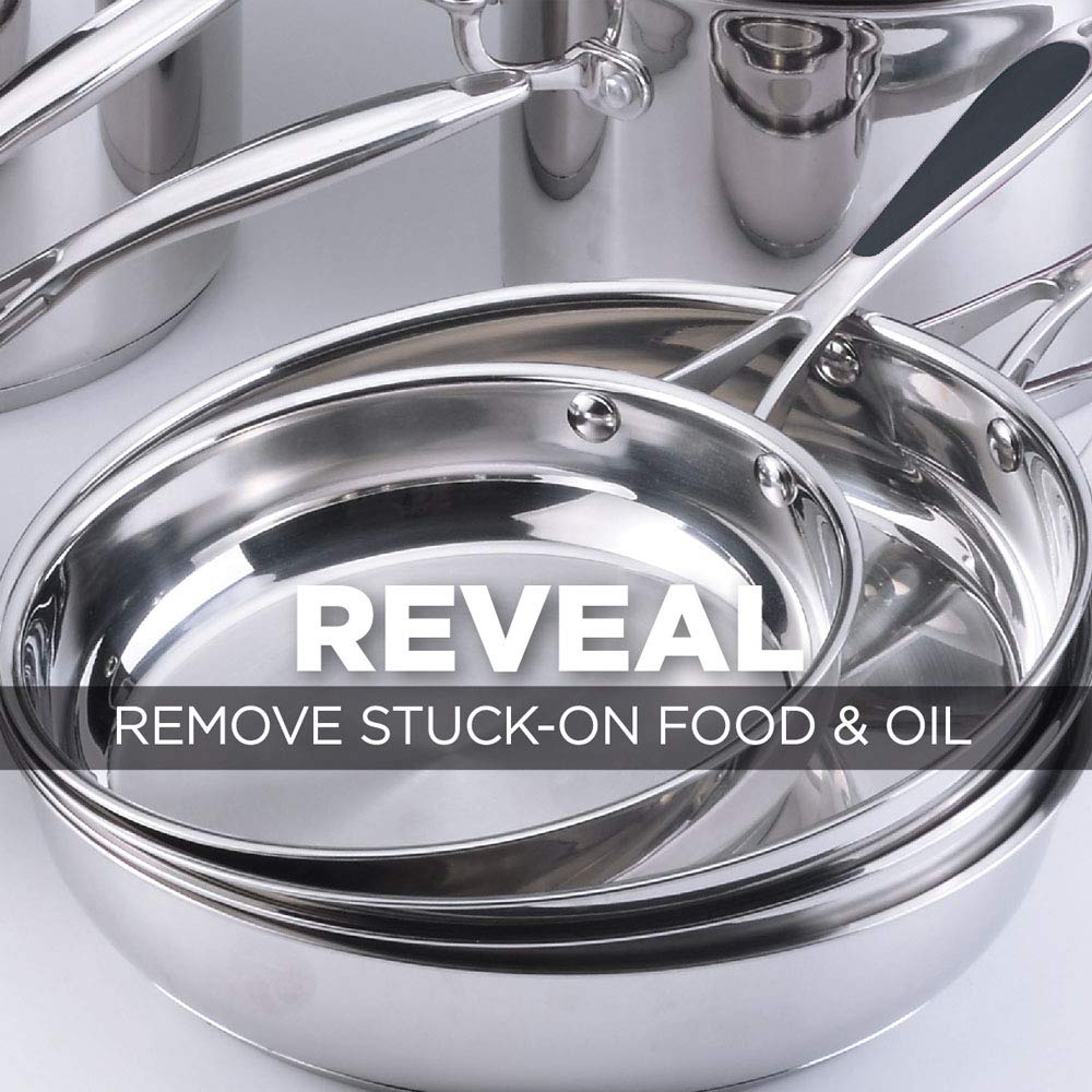 Weiman stainless steel cookware cleaning and shine bottle