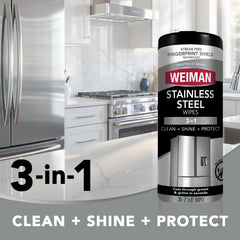 Reusable microfiber cloth included in Weiman kit image