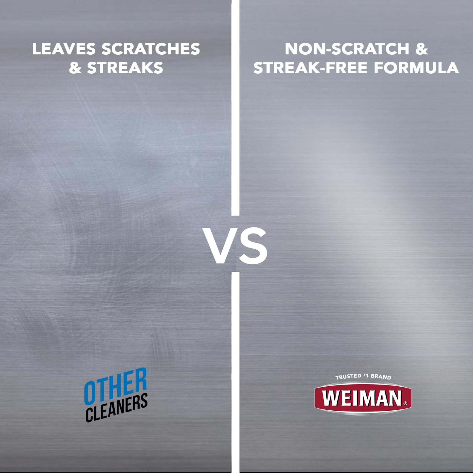 Stainless steel sink and grill cleaning with Weiman kit